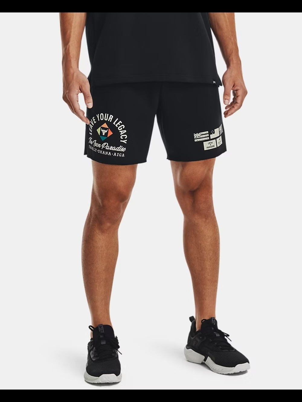 Men's project rock heavy weight terry shorts SZ Large